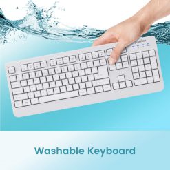 Perixx Periboard 517 W Afwasbaar toetsenbord Waterdicht toetsenbord IP65 SGS certificaat 2
